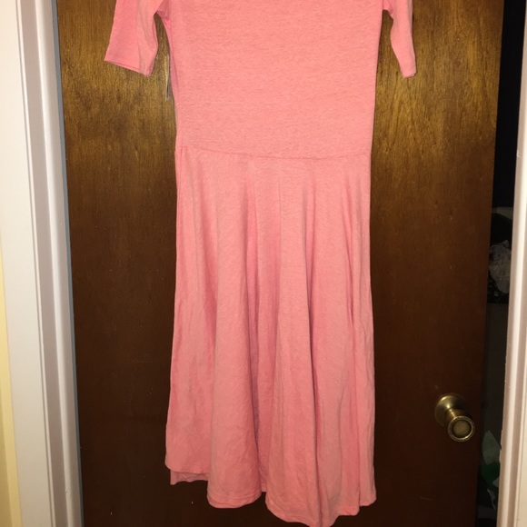 Lularoe Nicole dress heather pink new w/tags - Picture 3 of 7